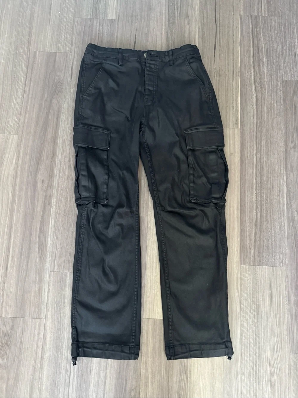 MEN’S KSUBI FUGITIVE CARGO BLACK WAXED PANT